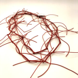 Collana Winter rosso pastello