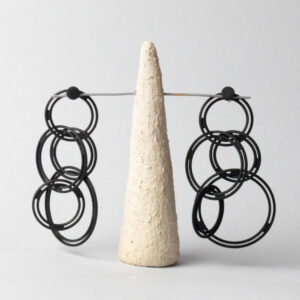 Orecchini Deco black