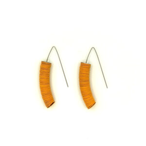 Orecchini mini arco giallo
