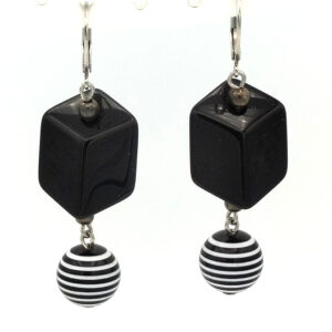 Orecchini Cubetti nero