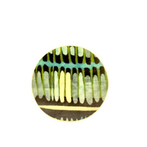 Spilla tonda tecno